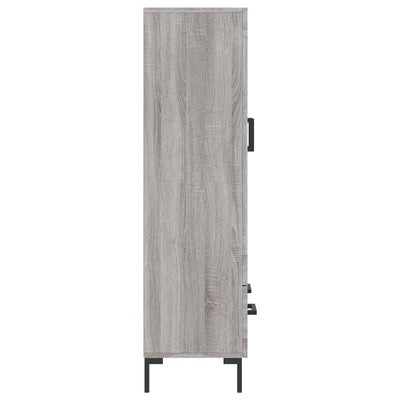 Kaappi harmaa Sonoma 69,5x31x115 cm tekninen puu