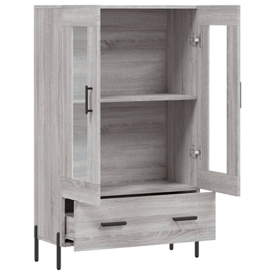 Kaappi harmaa Sonoma 69,5x31x115 cm tekninen puu