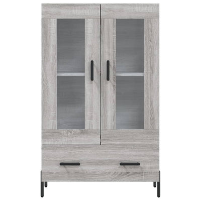 Kaappi harmaa Sonoma 69,5x31x115 cm tekninen puu
