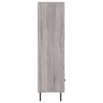 Kaappi harmaa Sonoma 69,5x31x115 cm tekninen puu