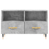 TV-taso betoninharmaa 80x36x50 cm tekninen puu