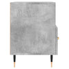 TV-taso betoninharmaa 80x36x50 cm tekninen puu