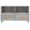 TV-taso harmaa Sonoma 80x36x50 cm tekninen puu