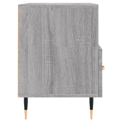 TV-taso harmaa Sonoma 80x36x50 cm tekninen puu