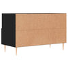 TV-taso musta 80x36x50 cm tekninen puu
