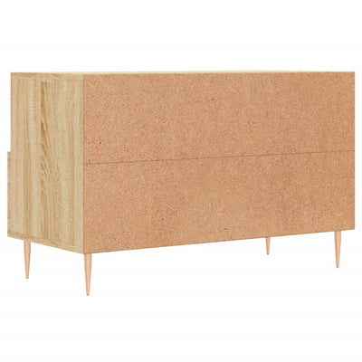 TV-taso Sonoma-tammi 80x36x50 cm tekninen puu