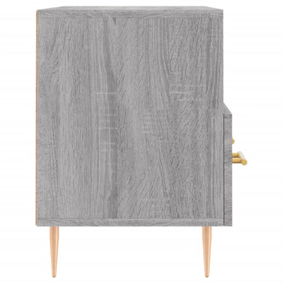 TV-taso harmaa Sonoma 80x36x50 cm tekninen puu