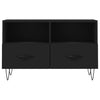 TV-taso musta 80x36x50 cm tekninen puu
