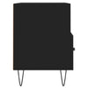 TV-taso musta 80x36x50 cm tekninen puu