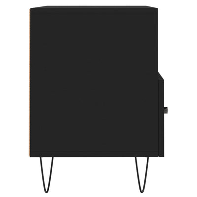 TV-taso musta 80x36x50 cm tekninen puu