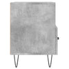 TV-taso betoninharmaa 80x36x50 cm tekninen puu