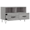 TV-taso harmaa Sonoma 80x36x50 cm tekninen puu