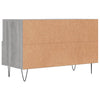 TV-taso harmaa Sonoma 80x36x50 cm tekninen puu