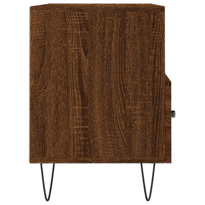 TV-taso ruskea tammi 80x36x50 cm tekninen puu