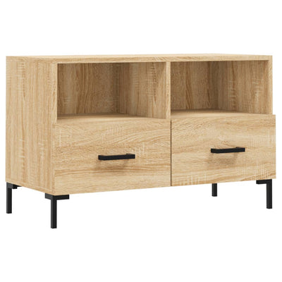 TV-taso Sonoma-tammi 80x36x50 cm tekninen puu