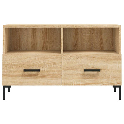 TV-taso Sonoma-tammi 80x36x50 cm tekninen puu