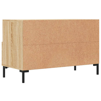 TV-taso Sonoma-tammi 80x36x50 cm tekninen puu