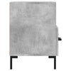 TV-taso betoninharmaa 80x36x50 cm tekninen puu