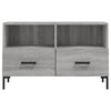 TV-taso harmaa Sonoma 80x36x50 cm tekninen puu