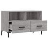 TV-taso harmaa Sonoma 80x36x50 cm tekninen puu