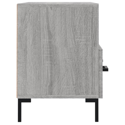 TV-taso harmaa Sonoma 80x36x50 cm tekninen puu