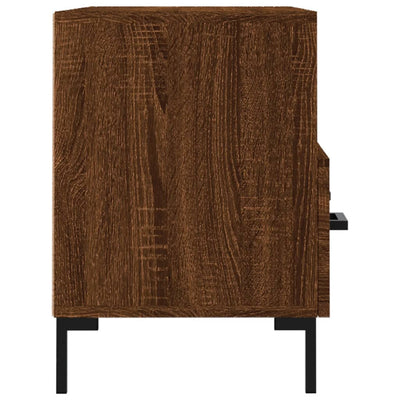 TV-taso ruskea tammi 80x36x50 cm tekninen puu
