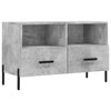 TV-taso betoninharmaa 80x36x50 cm tekninen puu