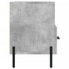 TV-taso betoninharmaa 80x36x50 cm tekninen puu