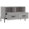 TV-taso harmaa Sonoma 80x36x50 cm tekninen puu