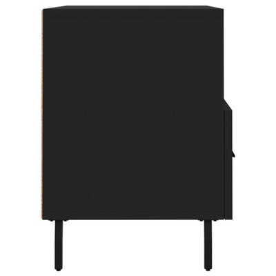 TV-taso musta 80x36x50 cm tekninen puu
