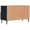 TV-taso musta 80x36x50 cm tekninen puu