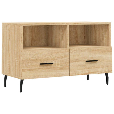 TV-taso Sonoma-tammi 80x36x50 cm tekninen puu