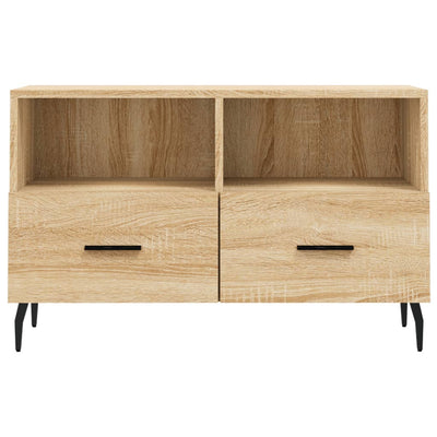 TV-taso Sonoma-tammi 80x36x50 cm tekninen puu