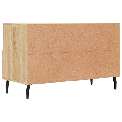 TV-taso Sonoma-tammi 80x36x50 cm tekninen puu