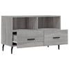 TV-taso harmaa Sonoma 80x36x50 cm tekninen puu