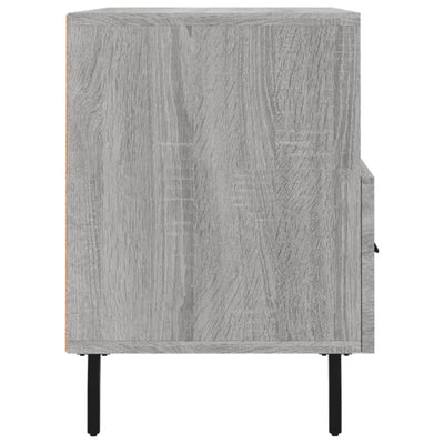 TV-taso harmaa Sonoma 80x36x50 cm tekninen puu