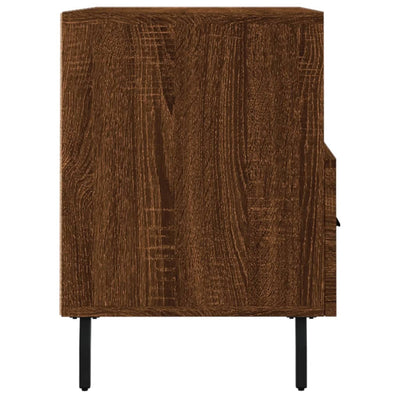 TV-taso ruskea tammi 80x36x50 cm tekninen puu