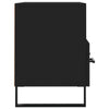 TV-taso musta 80x36x50 cm tekninen puu
