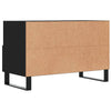 TV-taso musta 80x36x50 cm tekninen puu