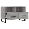 TV-taso harmaa Sonoma 80x36x50 cm tekninen puu