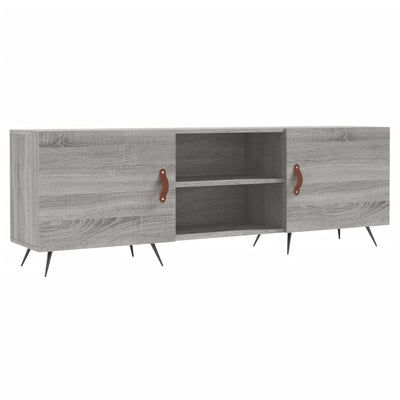 TV-taso harmaa Sonoma 150x30x50 cm tekninen puu