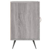 TV-taso harmaa Sonoma 150x30x50 cm tekninen puu
