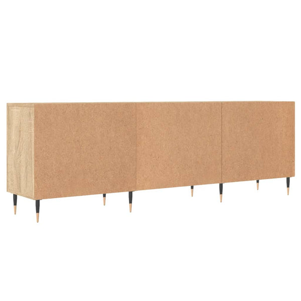 TV-taso 150x30x50 cm Sonoma-tammesta teknistä puuta