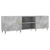 TV-taso betoninharmaa 150x30x50 cm tekninen puu