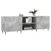 TV-taso betoninharmaa 150x30x50 cm tekninen puu