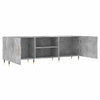 TV-taso betoninharmaa 150x30x50 cm tekninen puu