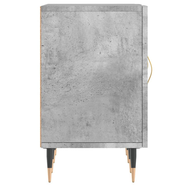 TV-taso betoninharmaa 150x30x50 cm tekninen puu