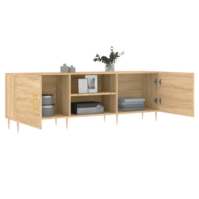 TV-taso Sonoma-tammi 150x30x50 cm tekninen puu