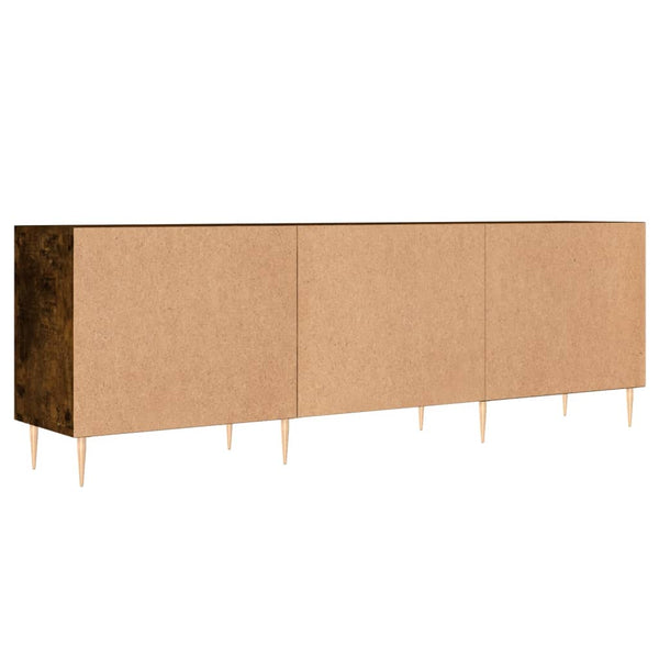TV-taso teknistä puuta savutammi 150x30x50 cm