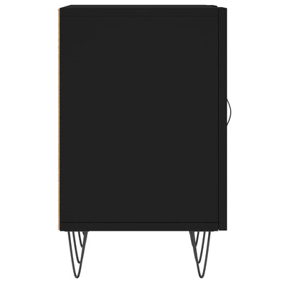 TV-taso musta 150x30x50 cm tekninen puu